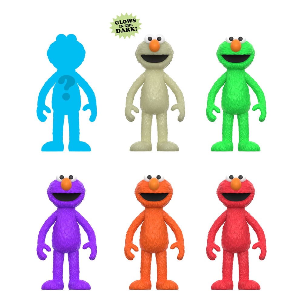 Sesamstraße ReAction Actionfiguren 10 cm Wave 04 Elmo Blind Box Display (12)    