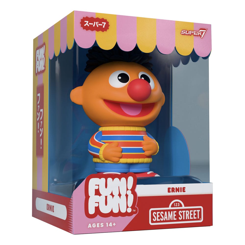 Sesamstraße FUN! FUN! Soft Vinyl Figur Wave 02 Ernie 13 cm    
