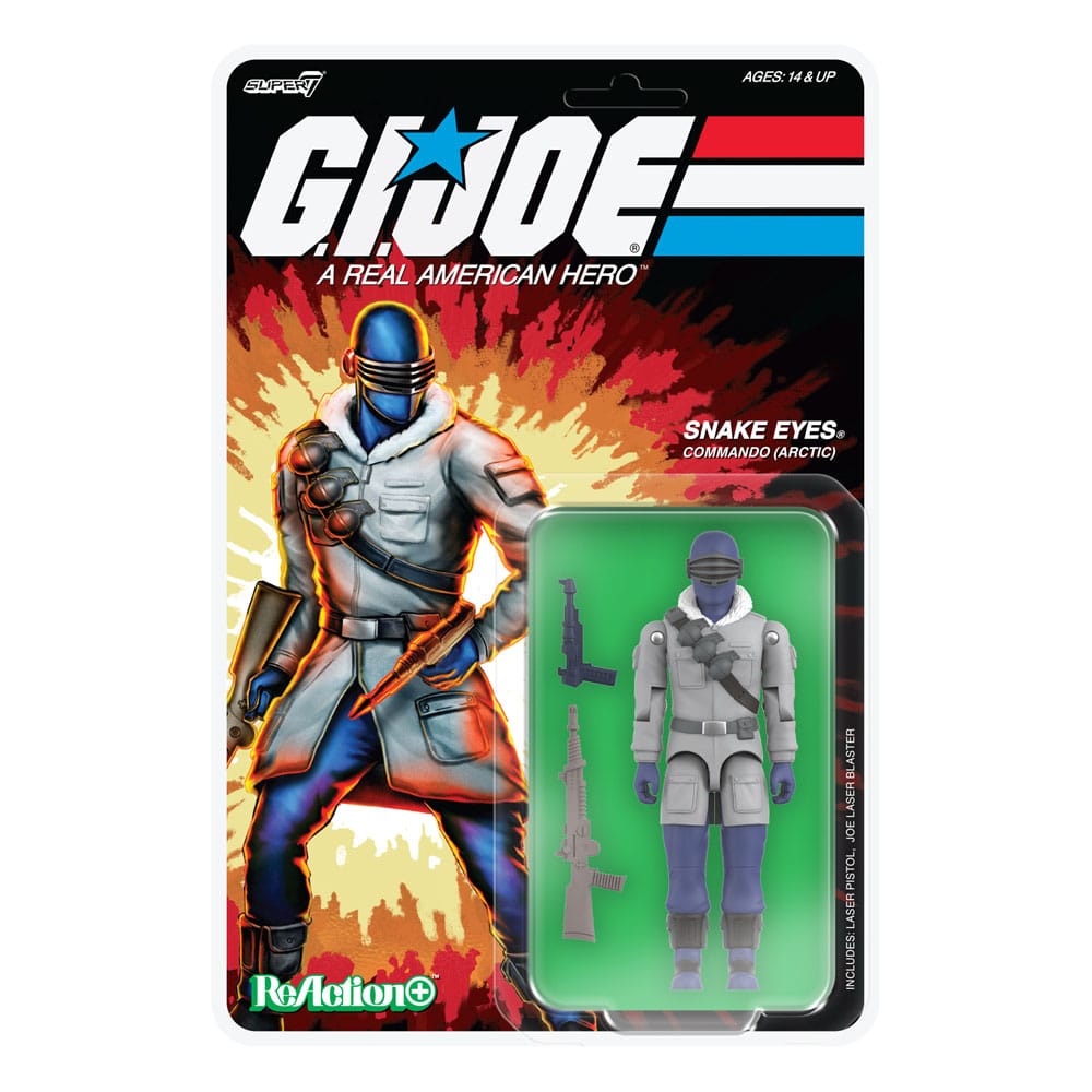 GI Joe (Movie) ReAction+ Actionfigur Wave 5 Arctic Snake Eyes (Movie) 10 cm  