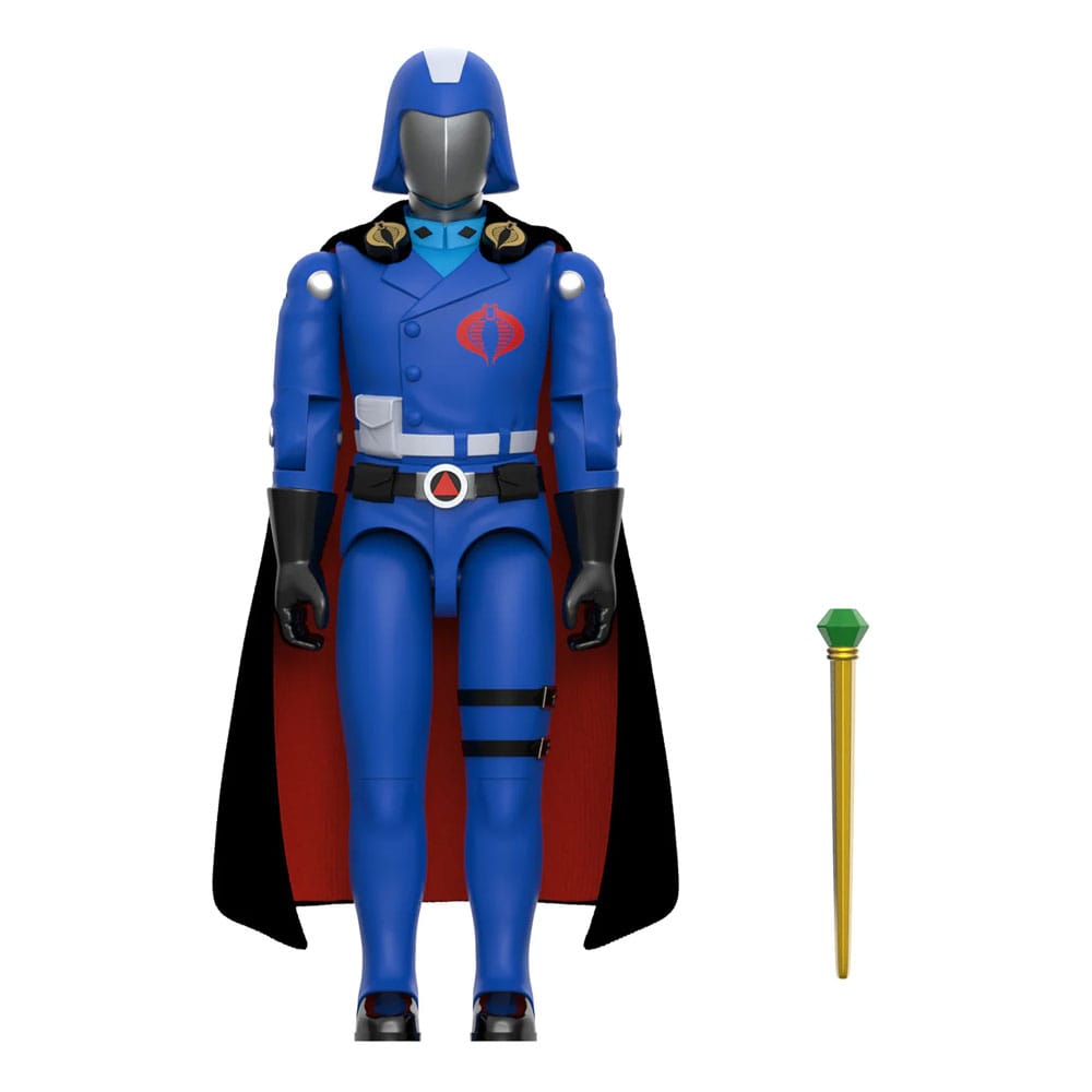 GI Joe ReAction+ Actionfigur Wave 06 Cobra Commander (Movie, Black Cape) 10 cm    