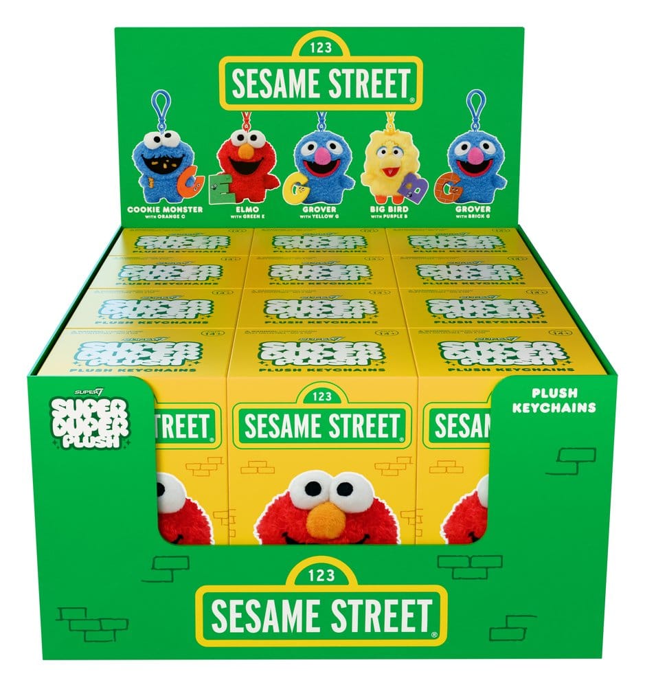Sesame Street Super Duper Plüschfiguren Wave 01 Blind Box Display (12)