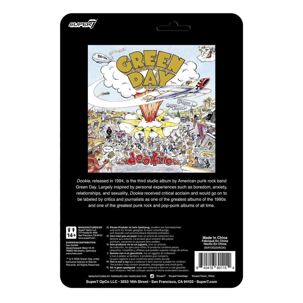 Green Day ReAction Actionfigur Dookie Dog 9 cm     