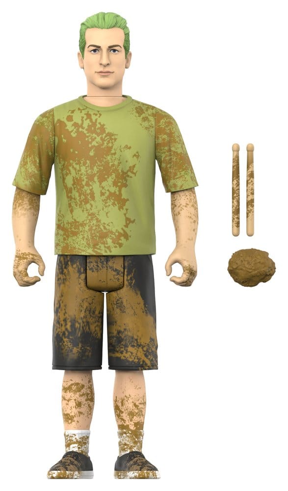Green Day ReAction Actionfigur Wave 01 Tré Cool (Mud Fight)