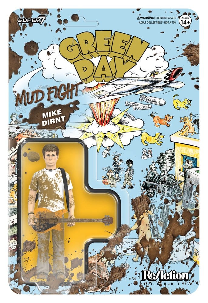 Green Day ReAction Actionfigur Wave 01 Mike Dirnt (Mud Fight)