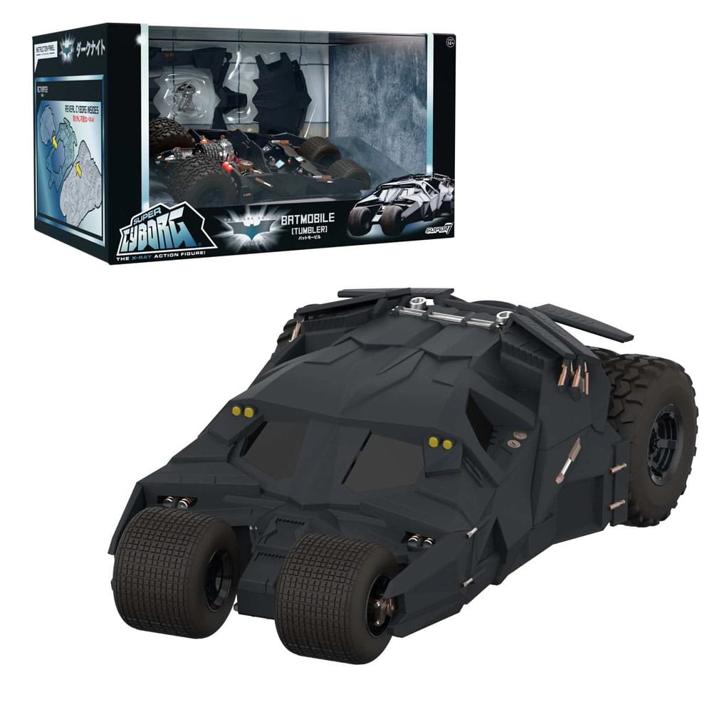 Batman 1989 Super Cyborg Fahrzeug Batmobile Tumbler (Full Color) 33 cm  