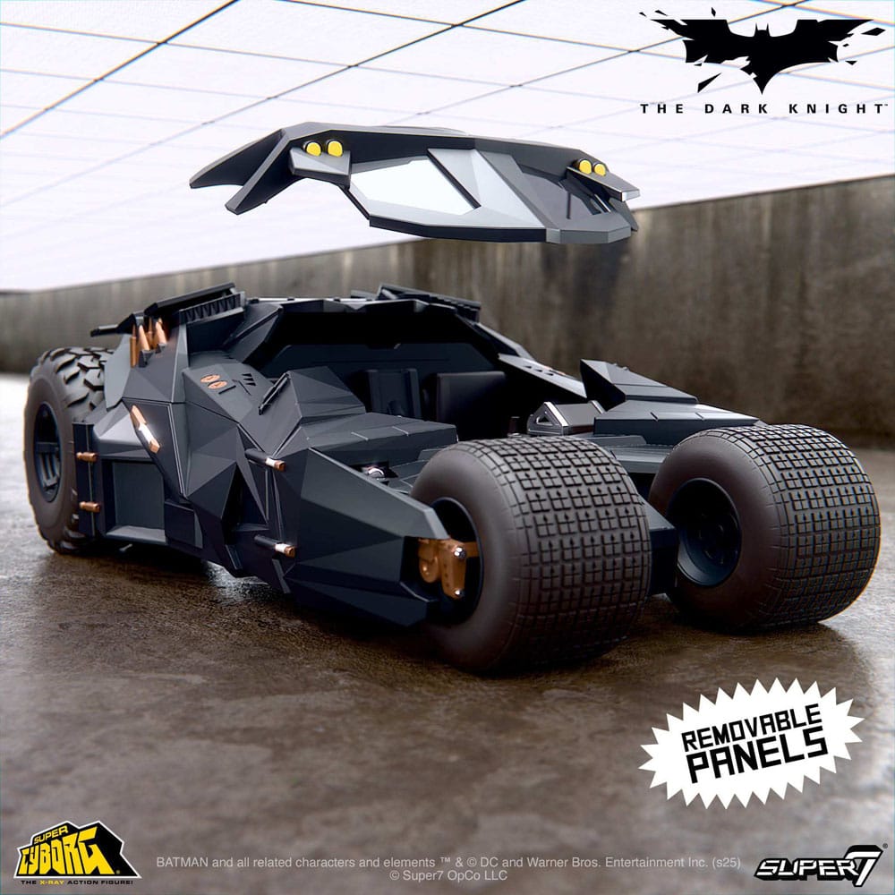 Batman 1989 Super Cyborg Fahrzeug Batmobile Tumbler (Full Color) 33 cm  