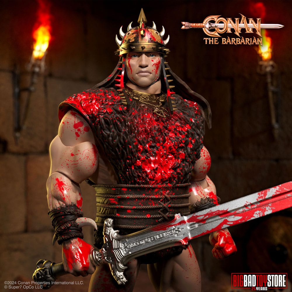 Conan der Barbar Ultimates Actionfigur Conan Blood Soaked Pit Fighter 18 cm  