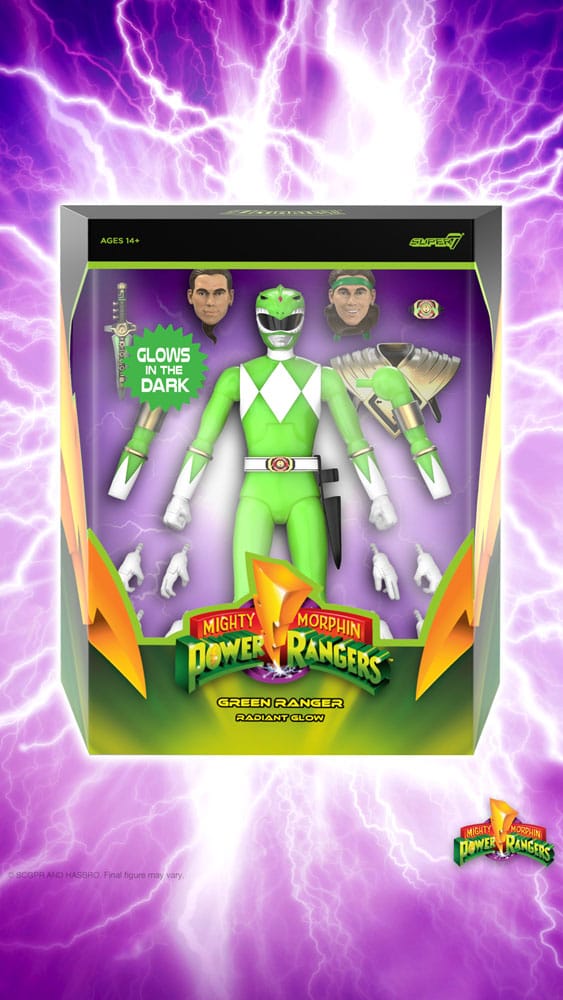 Power Rangers Ultimates Actionfigur Green Ranger (Glow) 18 cm