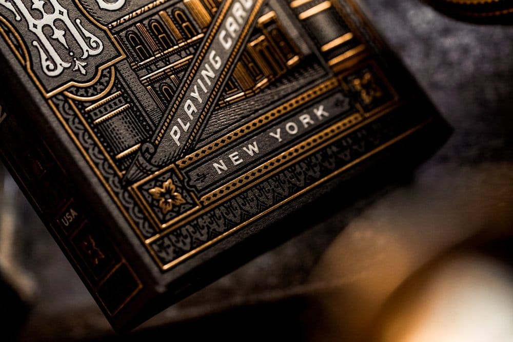 Theory 11 Spielkarten Hudson schwarz