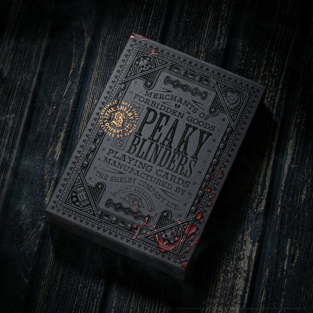 Peaky Blinders Spielkarten Forged In Smoke and Blood