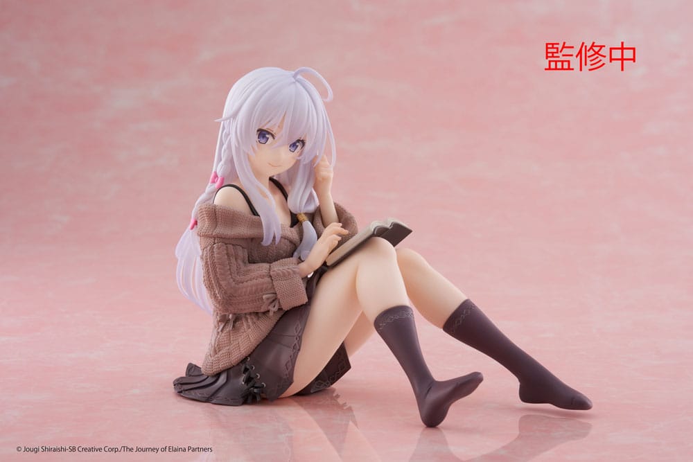 Wandering Witch: The Journey of Elaina PVC Statue Desktop Cute Figure Elaina Casual Clothes Ver. 13 cm      