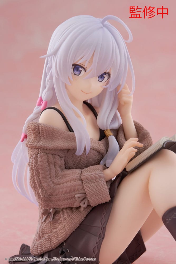 Wandering Witch: The Journey of Elaina PVC Statue Desktop Cute Figure Elaina Casual Clothes Ver. 13 cm      