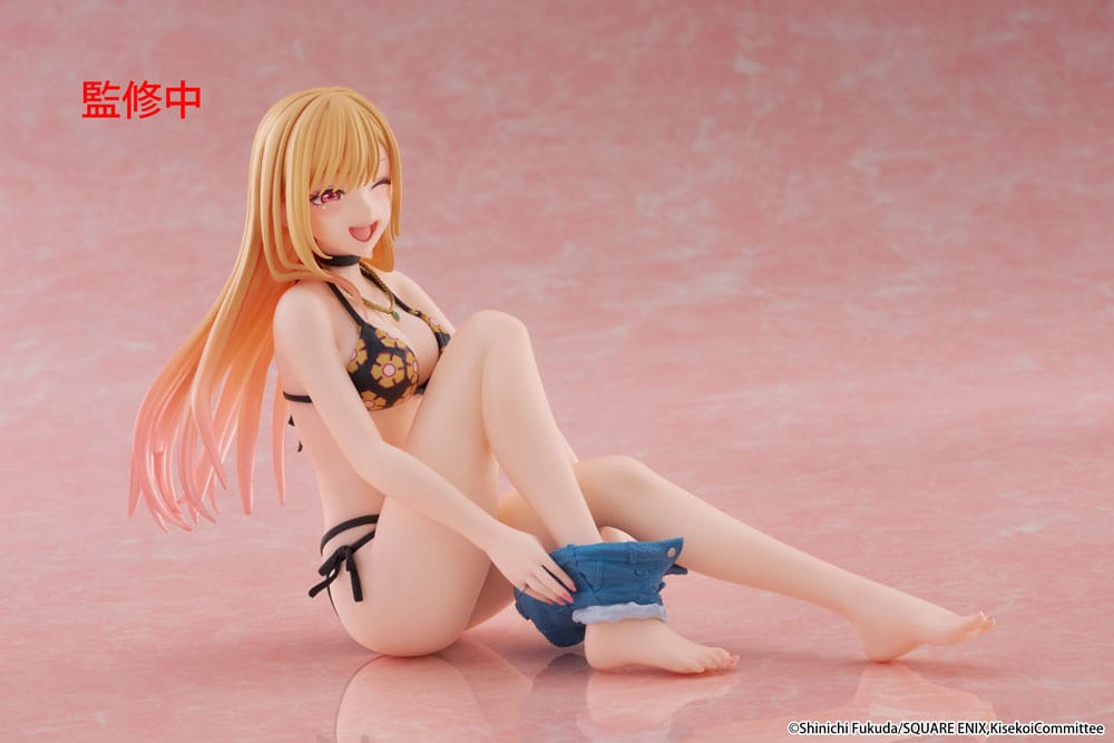 My Dress-Up Darling PVC Statue Desktop Cute Figure Marin Kitagawa Measured Swimsuit Ver. 13 cm            