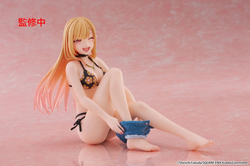 My Dress-Up Darling PVC Statue Desktop Cute Figure Marin Kitagawa Measured Swimsuit Ver. 13 cm            