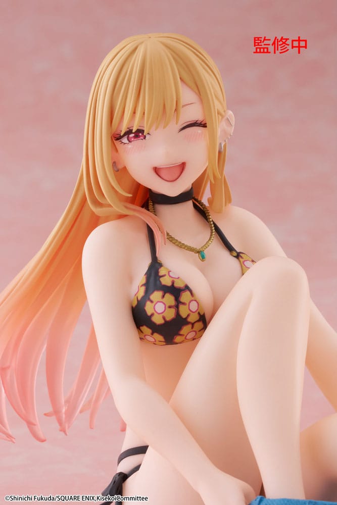 My Dress-Up Darling PVC Statue Desktop Cute Figure Marin Kitagawa Measured Swimsuit Ver. 13 cm            