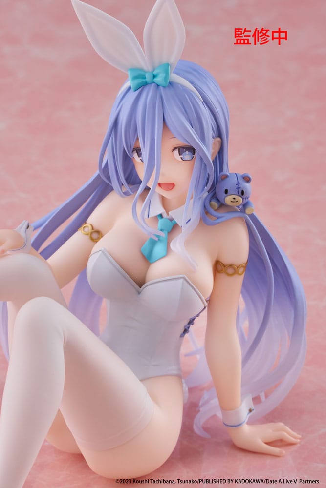 Date A Live V PVC Statue Desktop Cute Figure Mio Takamiya Bunny Ver. 13 cm      