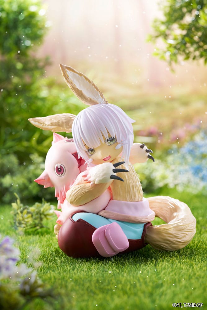 Made in Abyss: The Golden City of the Scorching Sun PVC Statue Desktop Cute Figure Nanachi & Mitty Reissue 13 cm       