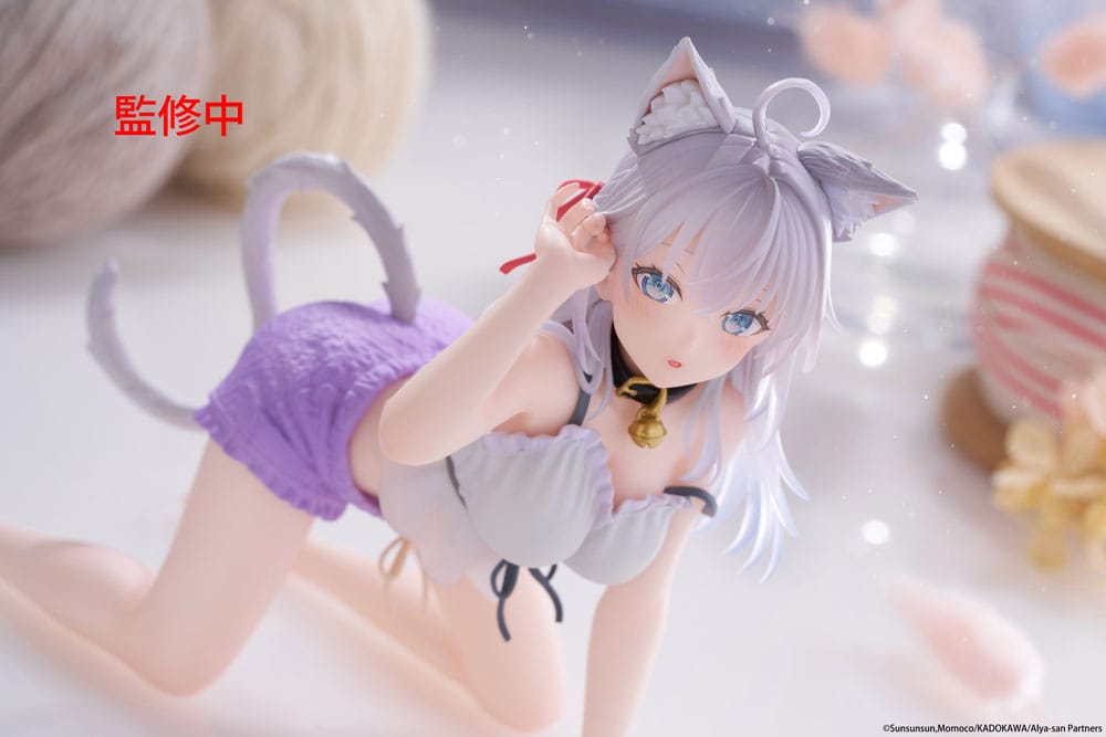Alya Sometimes Hides Her Feelings in Russian PVC Statue Desktop Cute Figure Alya Cat Ear Roomwear Ver. 13 cm      