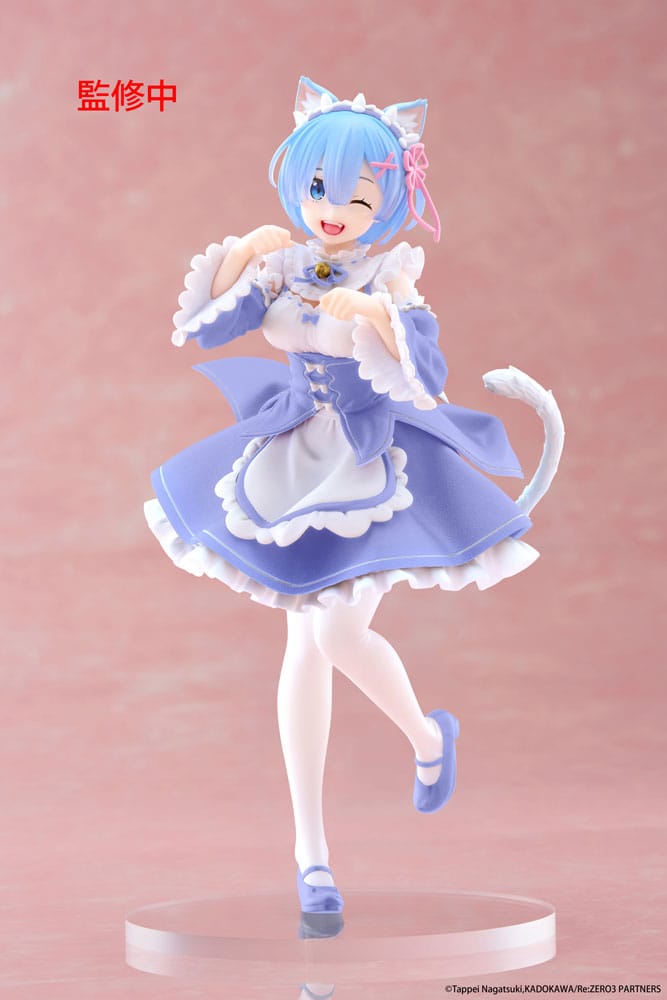 Re:Zero Starting Life in Another World Coreful PVC Statue Rem Cat Maid Ver. Renewal 18 cm 