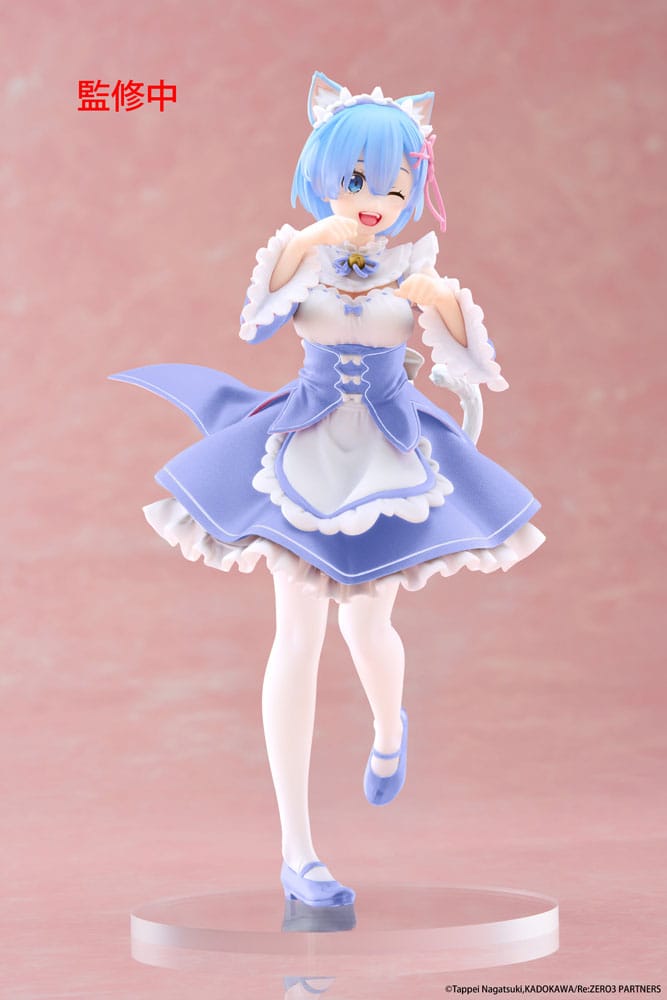 Re:Zero Starting Life in Another World Coreful PVC Statue Rem Cat Maid Ver. Renewal 18 cm 