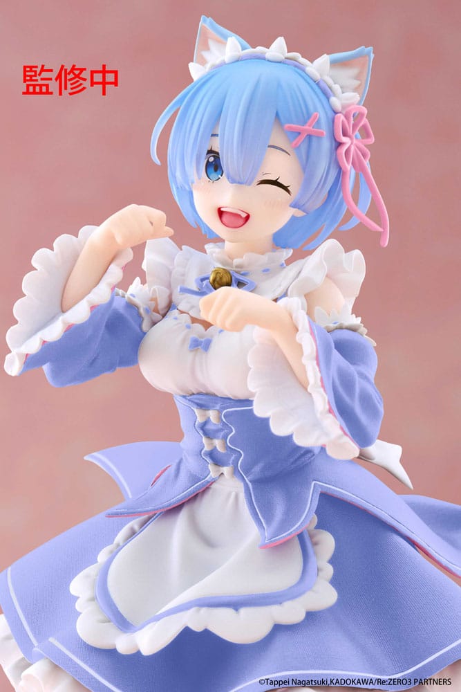 Re:Zero Starting Life in Another World Coreful PVC Statue Rem Cat Maid Ver. Renewal 18 cm 