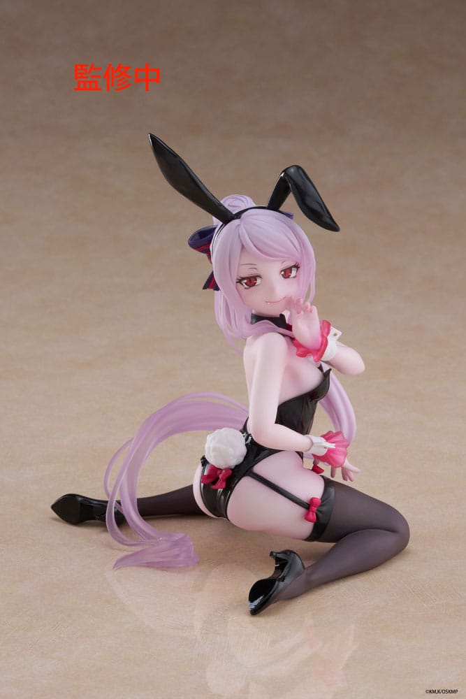 Overlord PVC Statue Desktop Cute Figure Shalltear Bunny Ver. 13 cm    