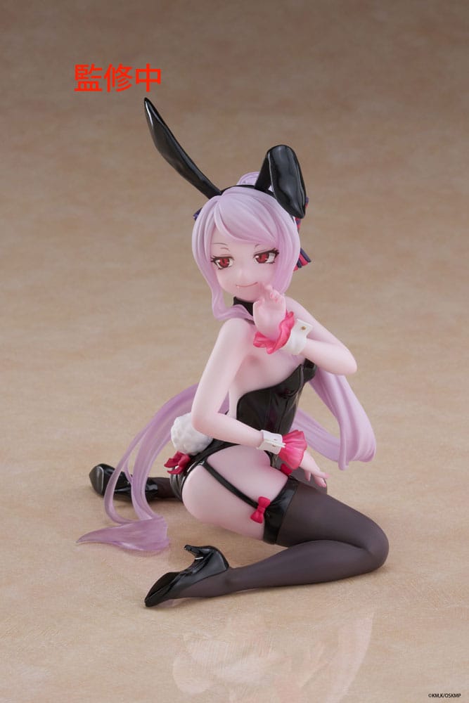 Overlord PVC Statue Desktop Cute Figure Shalltear Bunny Ver. 13 cm    