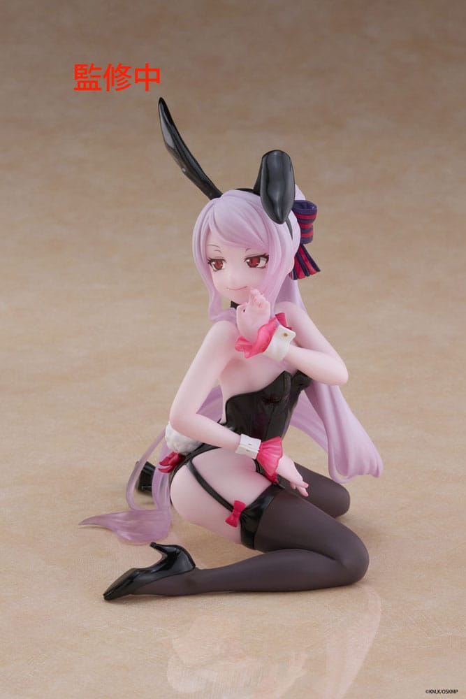 Overlord PVC Statue Desktop Cute Figure Shalltear Bunny Ver. 13 cm    