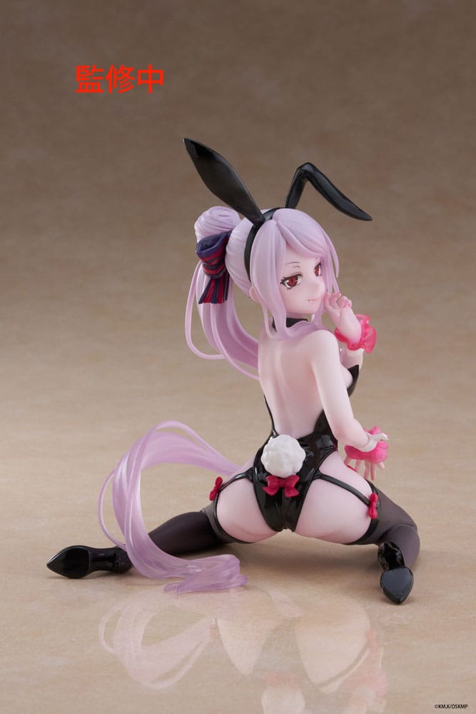 Overlord PVC Statue Desktop Cute Figure Shalltear Bunny Ver. 13 cm    