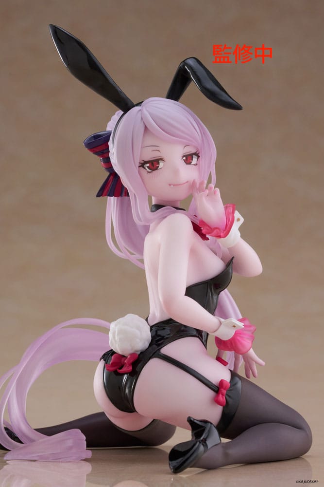 Overlord PVC Statue Desktop Cute Figure Shalltear Bunny Ver. 13 cm    