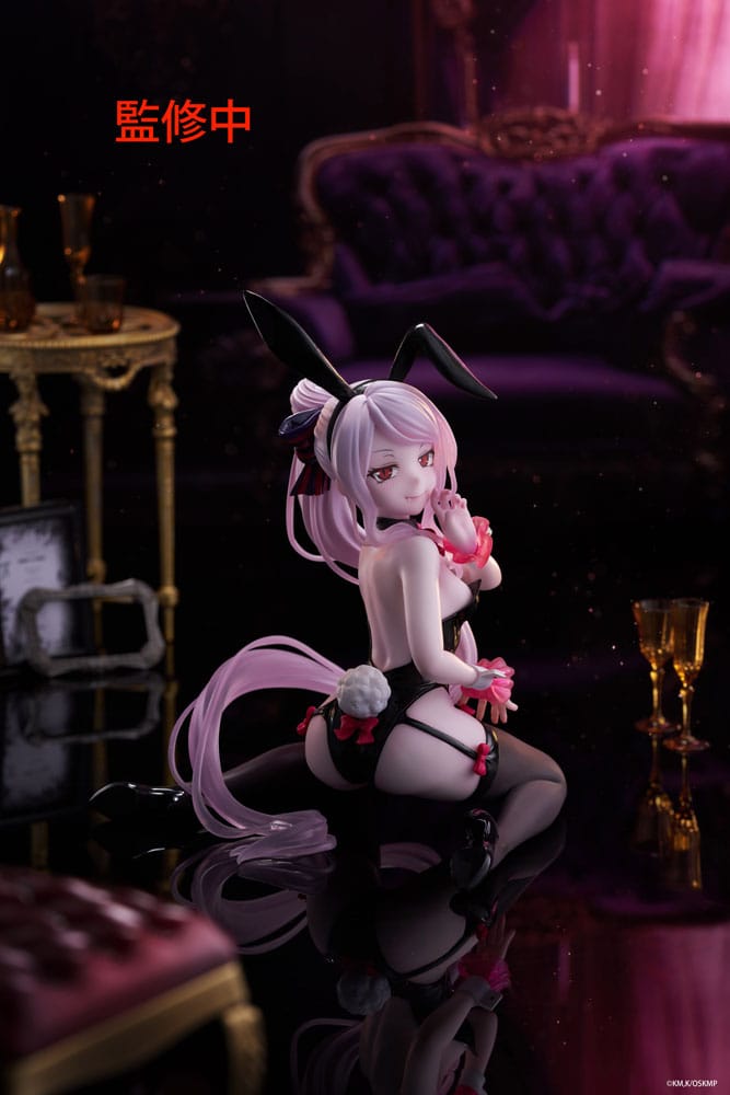 Overlord PVC Statue Desktop Cute Figure Shalltear Bunny Ver. 13 cm    