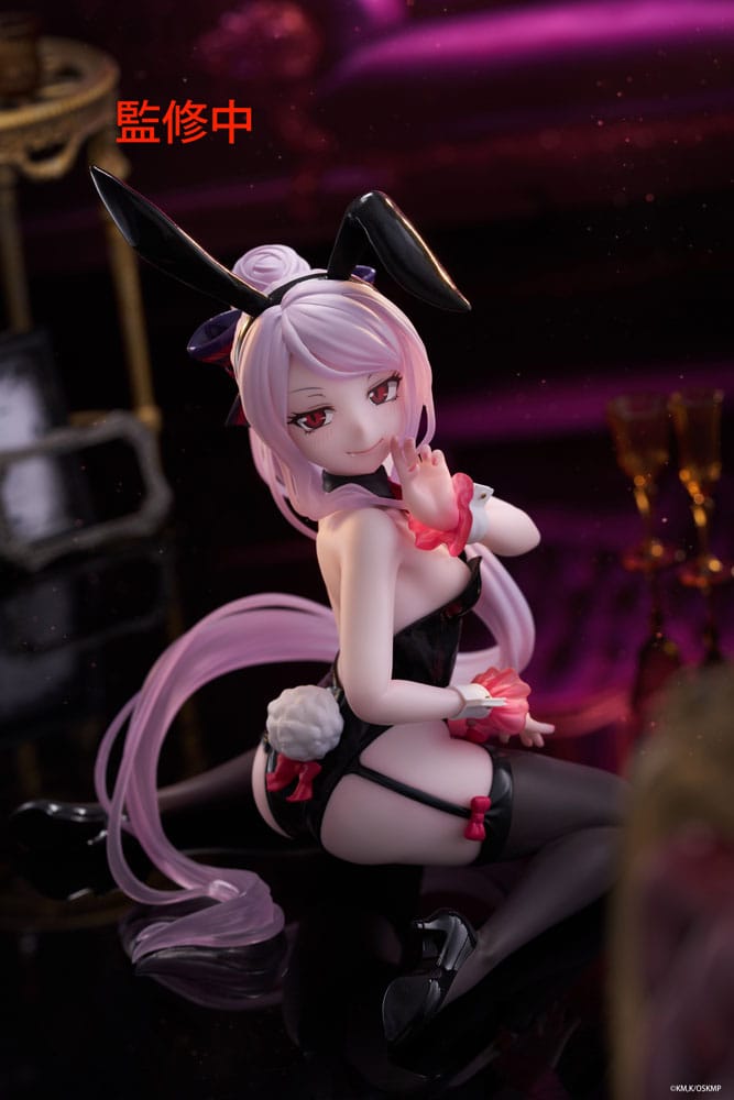 Overlord PVC Statue Desktop Cute Figure Shalltear Bunny Ver. 13 cm    