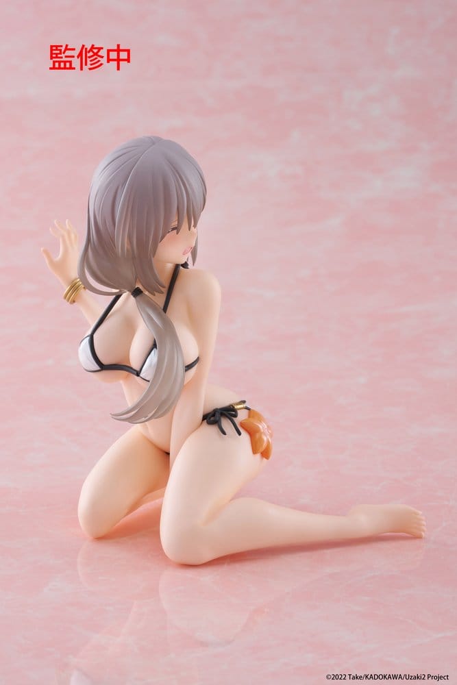 Uzaki-chan Wants to Hang Out! PVC Statue Desktop Cute Figure Tsuki Uzaki (Swimwear Ver.) 13 cm           