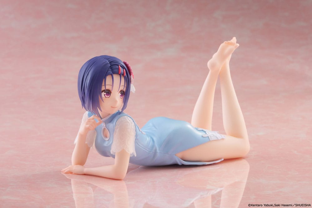 To Love-Ru Darkness PVC Statue Desktop Cute Figure Haruna Sairenji (China Dress Ver.) 13 cm            