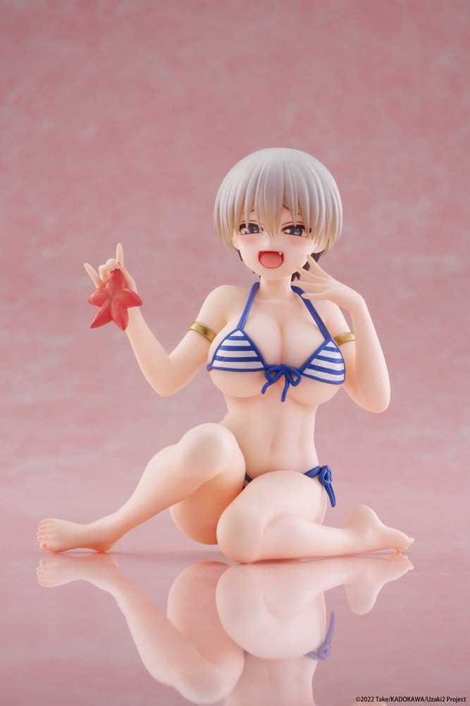 Uzaki-chan Wants to Hang Out! Desktop Cute PVC Figur Hana Uzaki (Swim wear Ver.) 13 cm