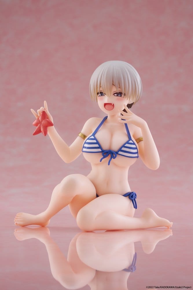 Uzaki-chan Wants to Hang Out! Desktop Cute PVC Figur Hana Uzaki (Swim wear Ver.) 13 cm