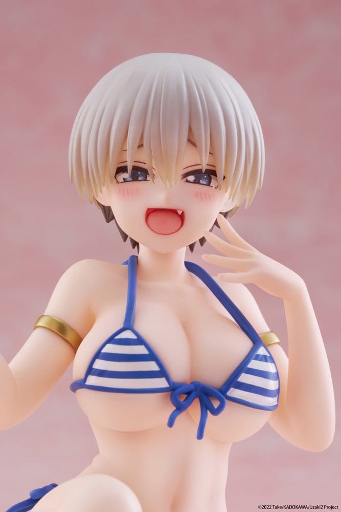 Uzaki-chan Wants to Hang Out! Desktop Cute PVC Figur Hana Uzaki (Swim wear Ver.) 13 cm