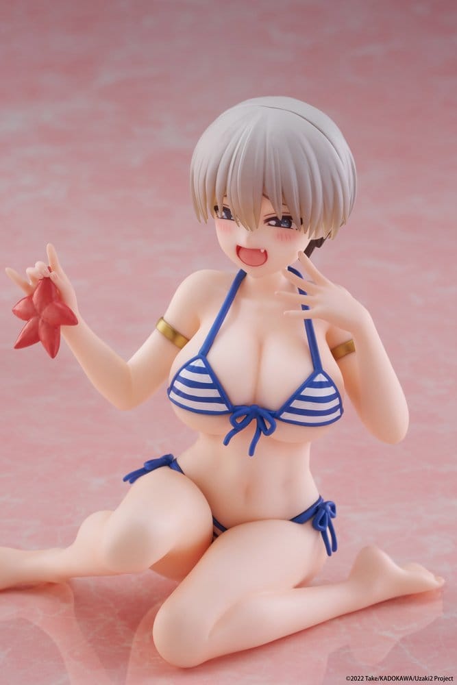 Uzaki-chan Wants to Hang Out! Desktop Cute PVC Figur Hana Uzaki (Swim wear Ver.) 13 cm