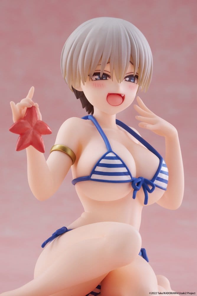 Uzaki-chan Wants to Hang Out! Desktop Cute PVC Figur Hana Uzaki (Swim wear Ver.) 13 cm