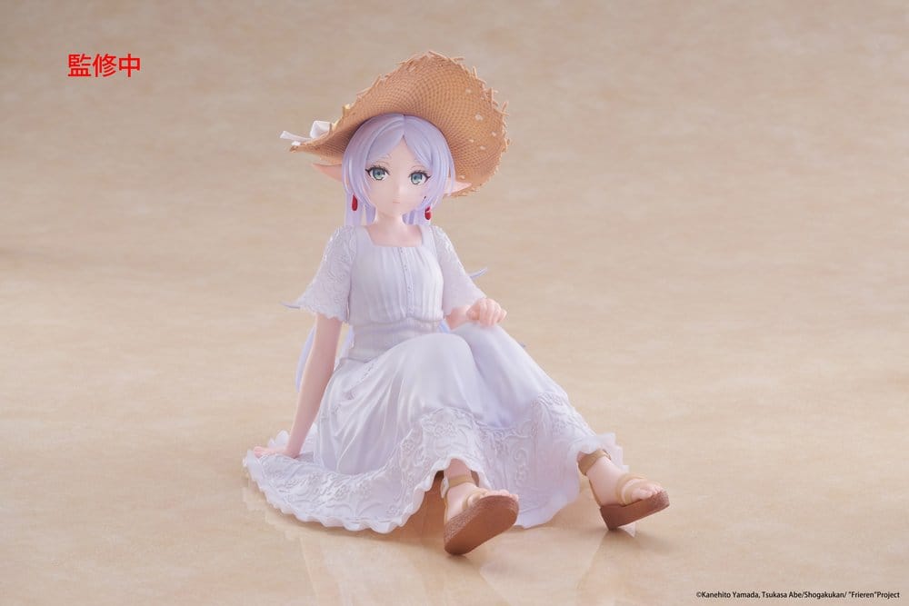 Frieren: Beyond Journey's End PVC Statue Desktop Cute Figure Frieren Summer Dress Ver. 13 cm          