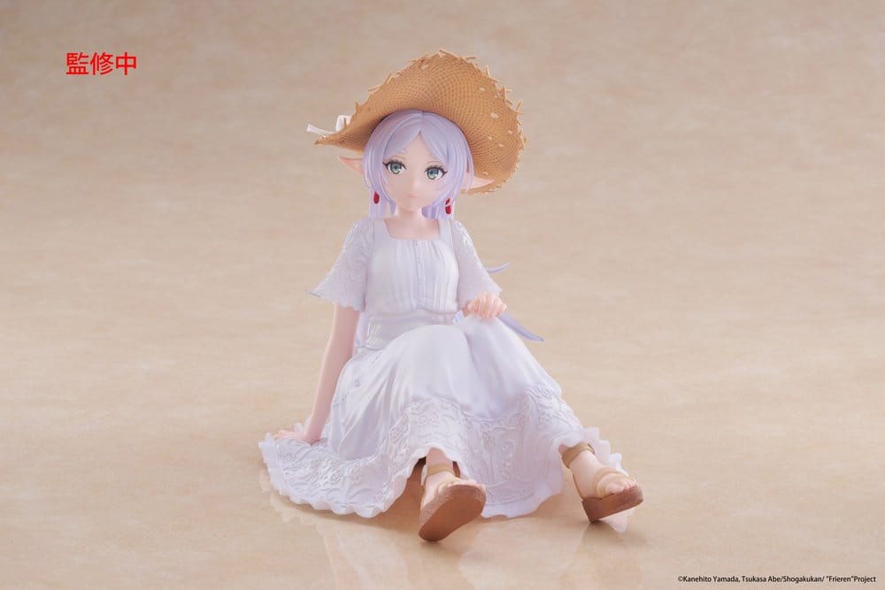 Frieren: Beyond Journey's End PVC Statue Desktop Cute Figure Frieren Summer Dress Ver. 13 cm          