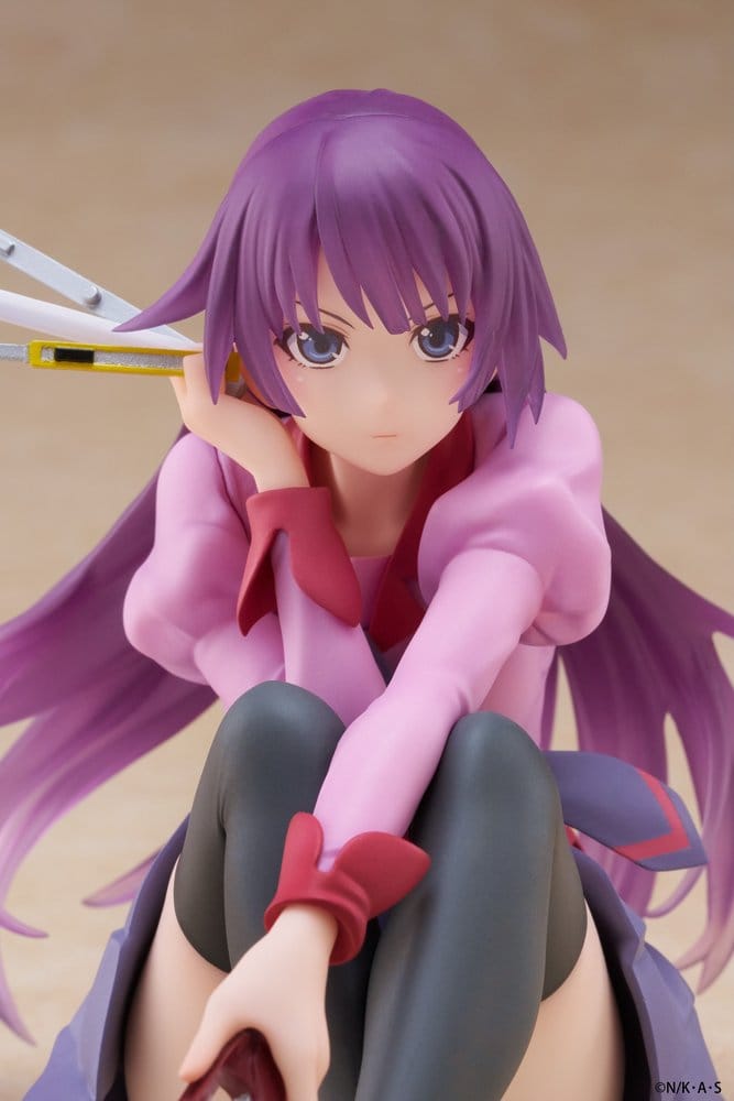 Monogatari PVC Statue Desktop Cute Figure Hitagi Senjougahara 13 cm  