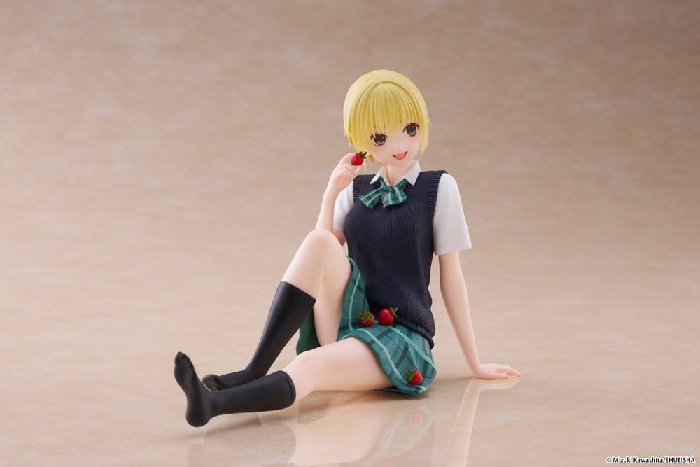 Strawberry 100% Desktop Cute PVC Figur Tsukasa Nishino (School uniform Ver.) 13 cm