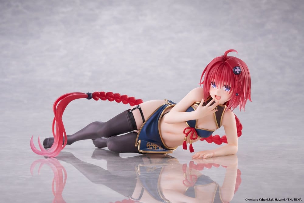 To Love-Ru Darkness Desktop Cute PVC Figur Mea Kurosaki (Chinese Dress Ver.) 13 cm
