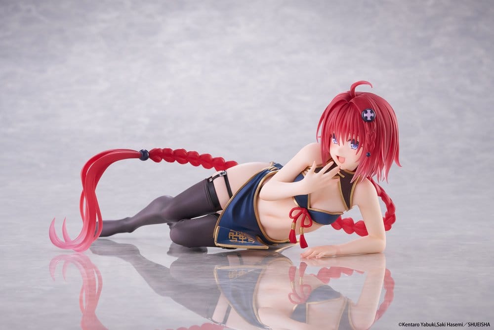 To Love-Ru Darkness Desktop Cute PVC Figur Mea Kurosaki (Chinese Dress Ver.) 13 cm