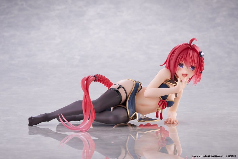 To Love-Ru Darkness Desktop Cute PVC Figur Mea Kurosaki (Chinese Dress Ver.) 13 cm