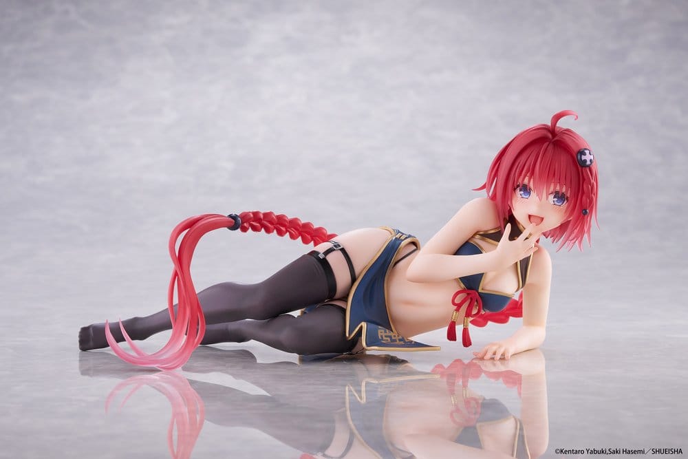 To Love-Ru Darkness Desktop Cute PVC Figur Mea Kurosaki (Chinese Dress Ver.) 13 cm