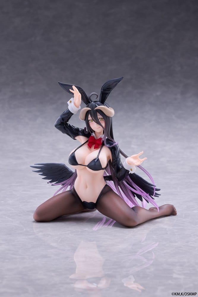 Overlord Moflock PVC Figur Albedo (Reverse Bunny Suit Ver.) 13 cm