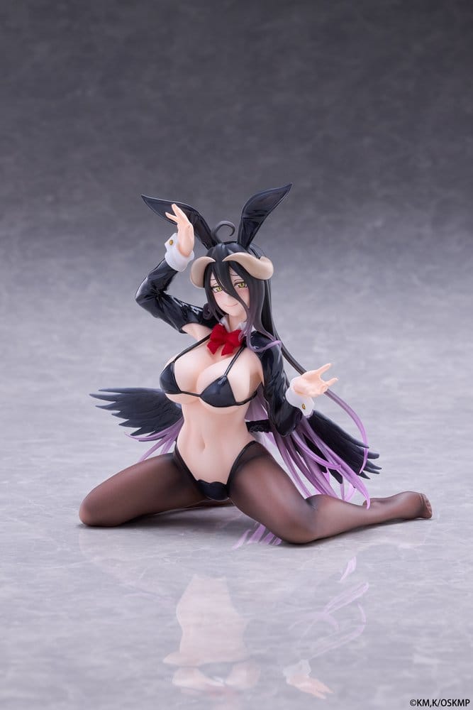 Overlord Moflock PVC Figur Albedo (Reverse Bunny Suit Ver.) 13 cm