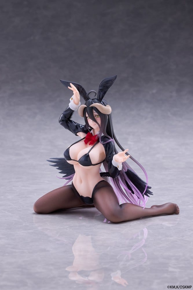 Overlord Moflock PVC Figur Albedo (Reverse Bunny Suit Ver.) 13 cm